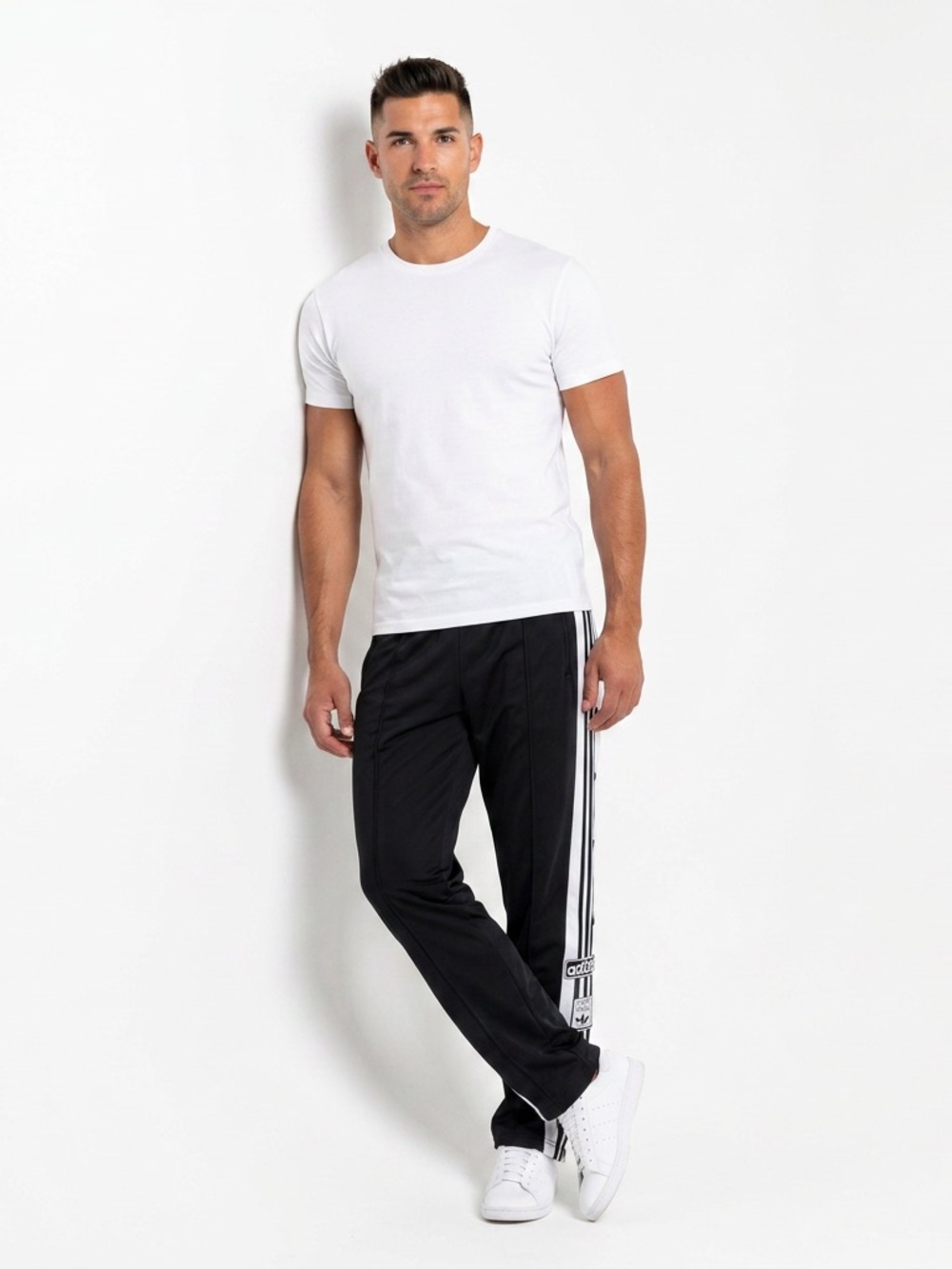 Adidas Men's Snap Off Basketball Athletic Pants